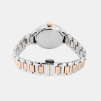 Women Quartz Blue Dial Analog Metal Watch 2015E-M1317