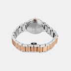 Women Quartz Green Dial Analog Metal Watch 2016E-M1314
