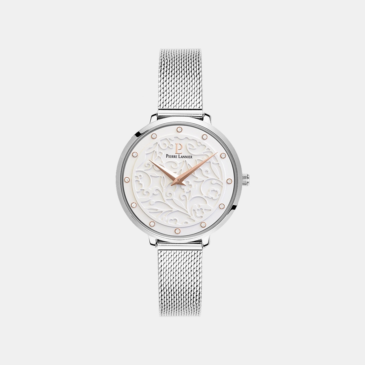 Eolia Women Quartz White Dial Analog Stainless Steel Watch 040J608