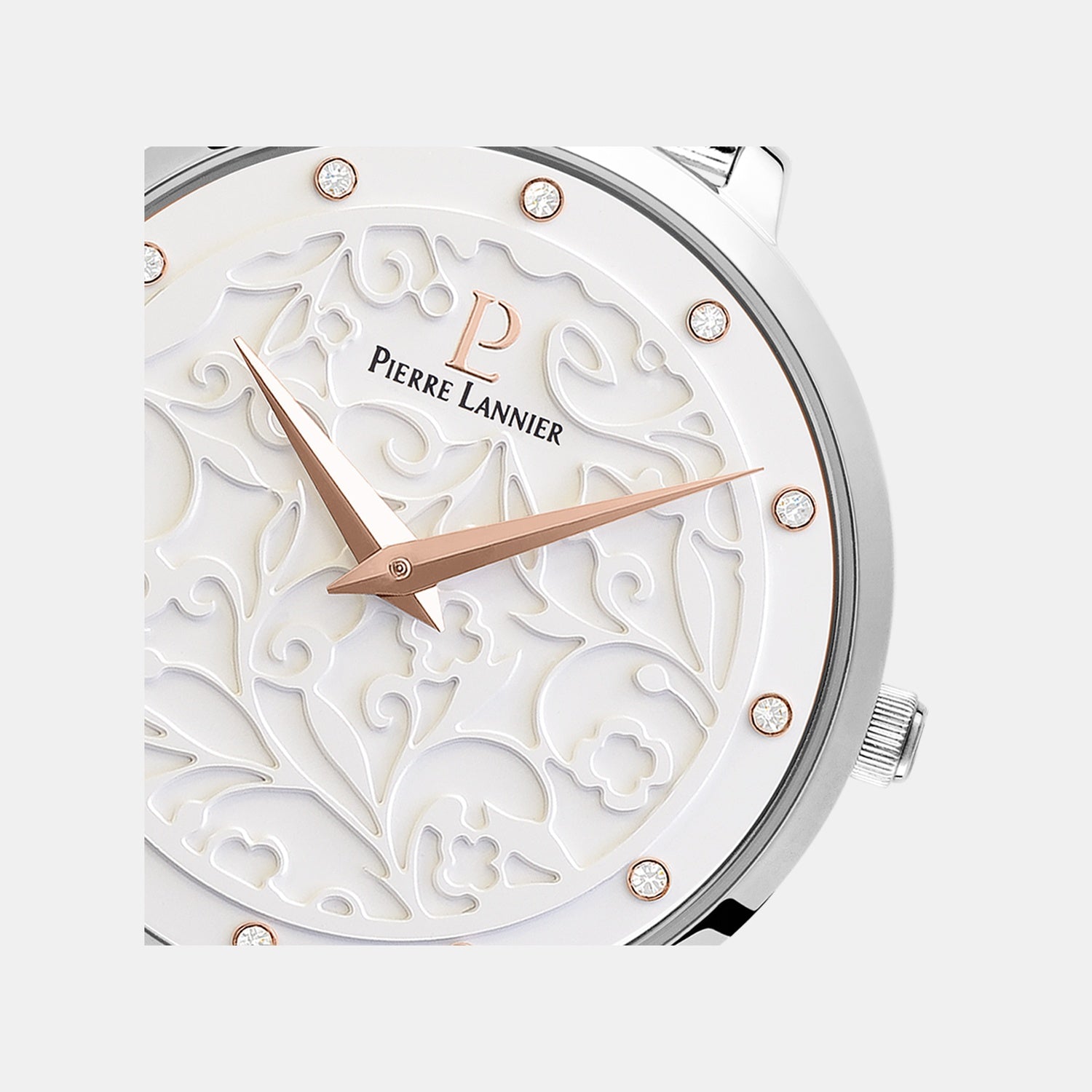 Eolia Women Quartz White Dial Analog Stainless Steel Watch 040J608