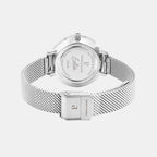 Eolia Women Quartz White Dial Analog Stainless Steel Watch 040J608