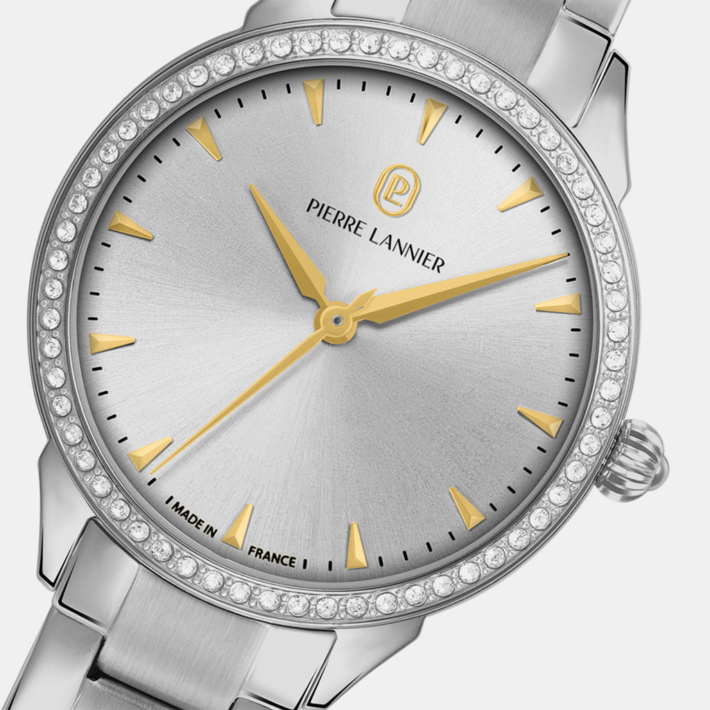 Astoria Women Quartz Silver Dial Analog Stainless Steel Watch 040K621