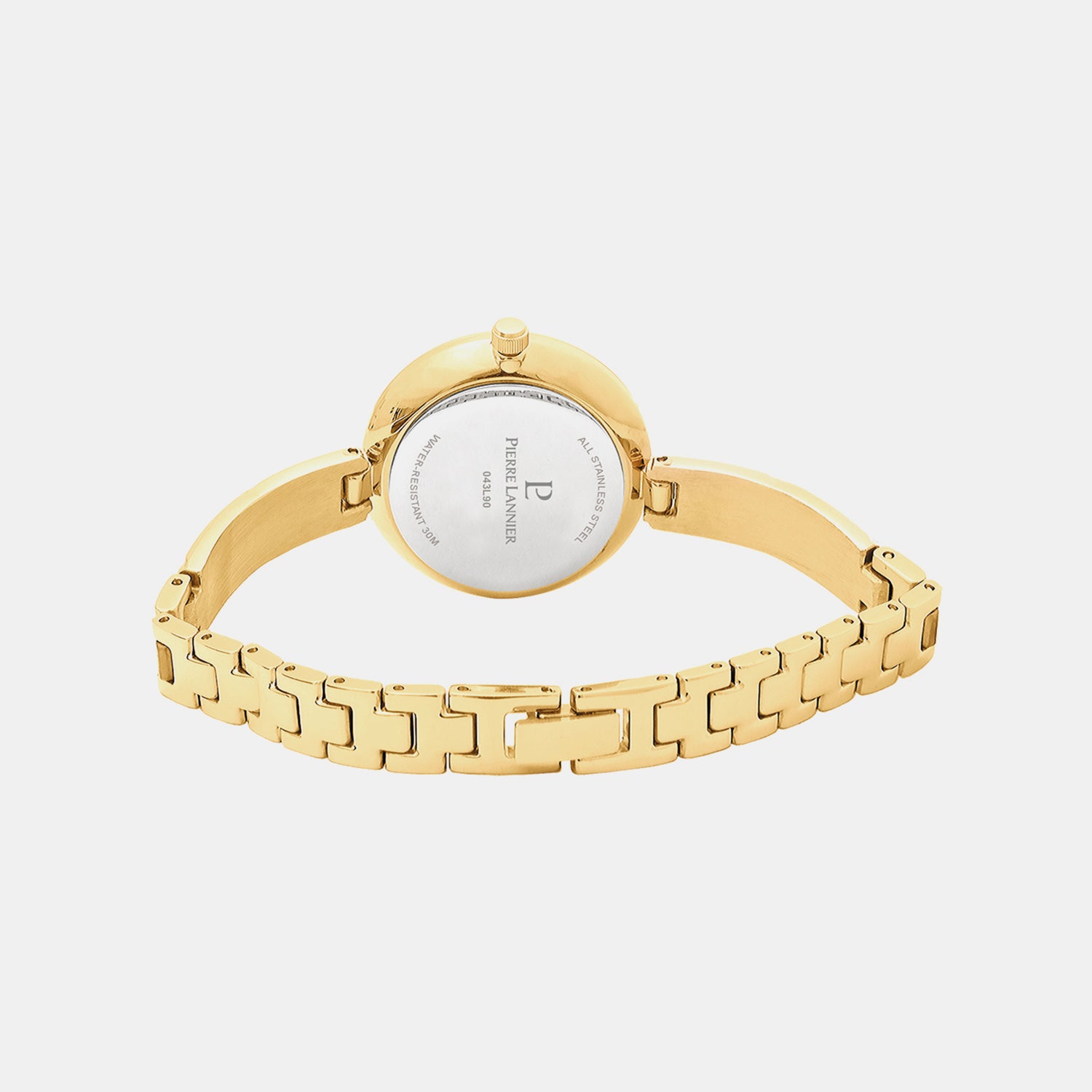 Leia Women Quartz Gold Dial Stainless Steel Watch 043L542