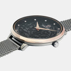 Eolia Women Quartz Grey Dial Analog Stainless Steel Watch 045L988