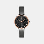Eolia Women Quartz Grey Dial Analog Stainless Steel Watch 045L988