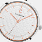 Pretty Women Quartz White Dial Analog Stainless Steel Watch 047K701