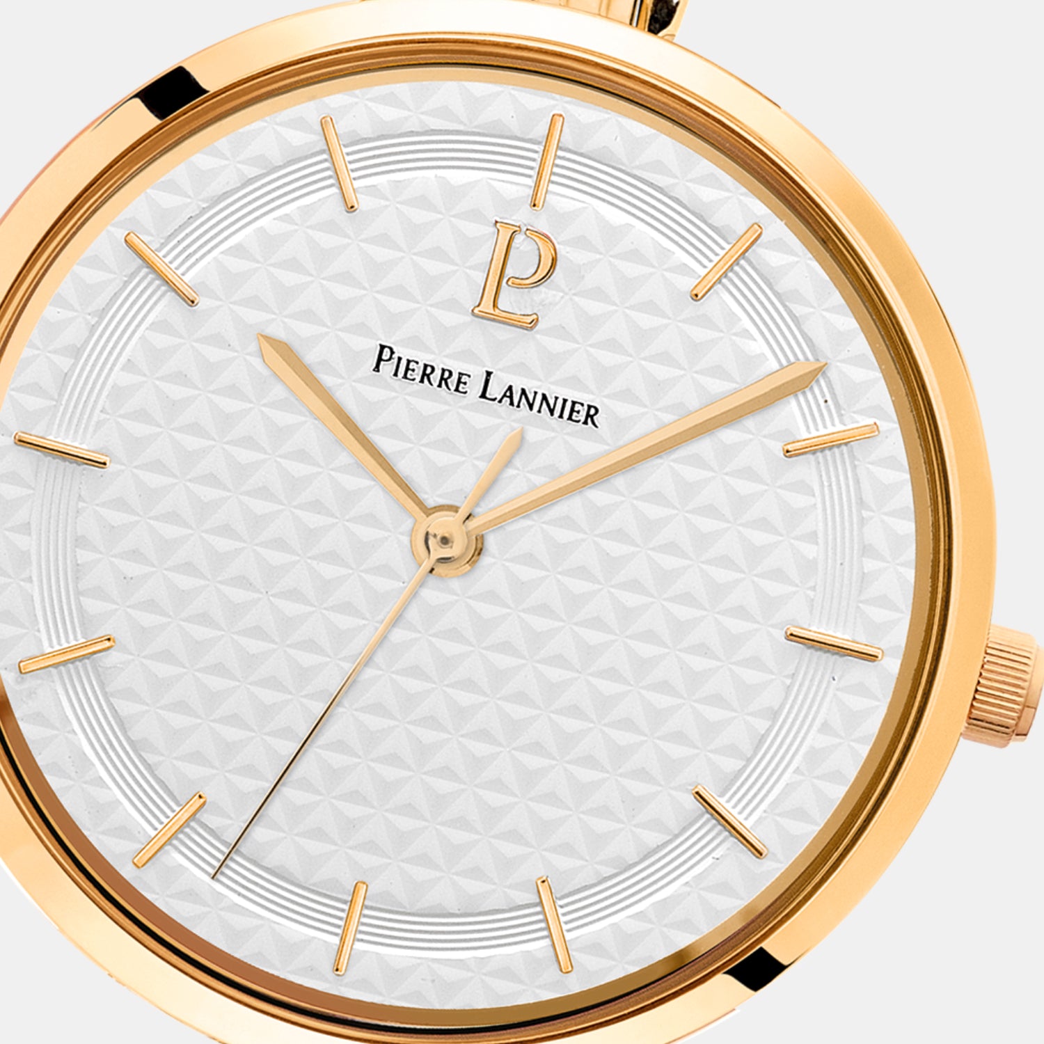 Women Quartz White Dial Analog Stainless Steel Watch 048M502
