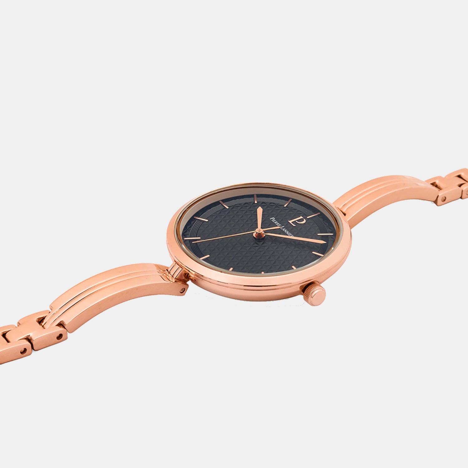 Pretty Women Quartz Black Dial Analog Stainless Steel Watch 048M938