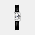 Women Quartz Silver Dial Analog Leather Watch 049D603
