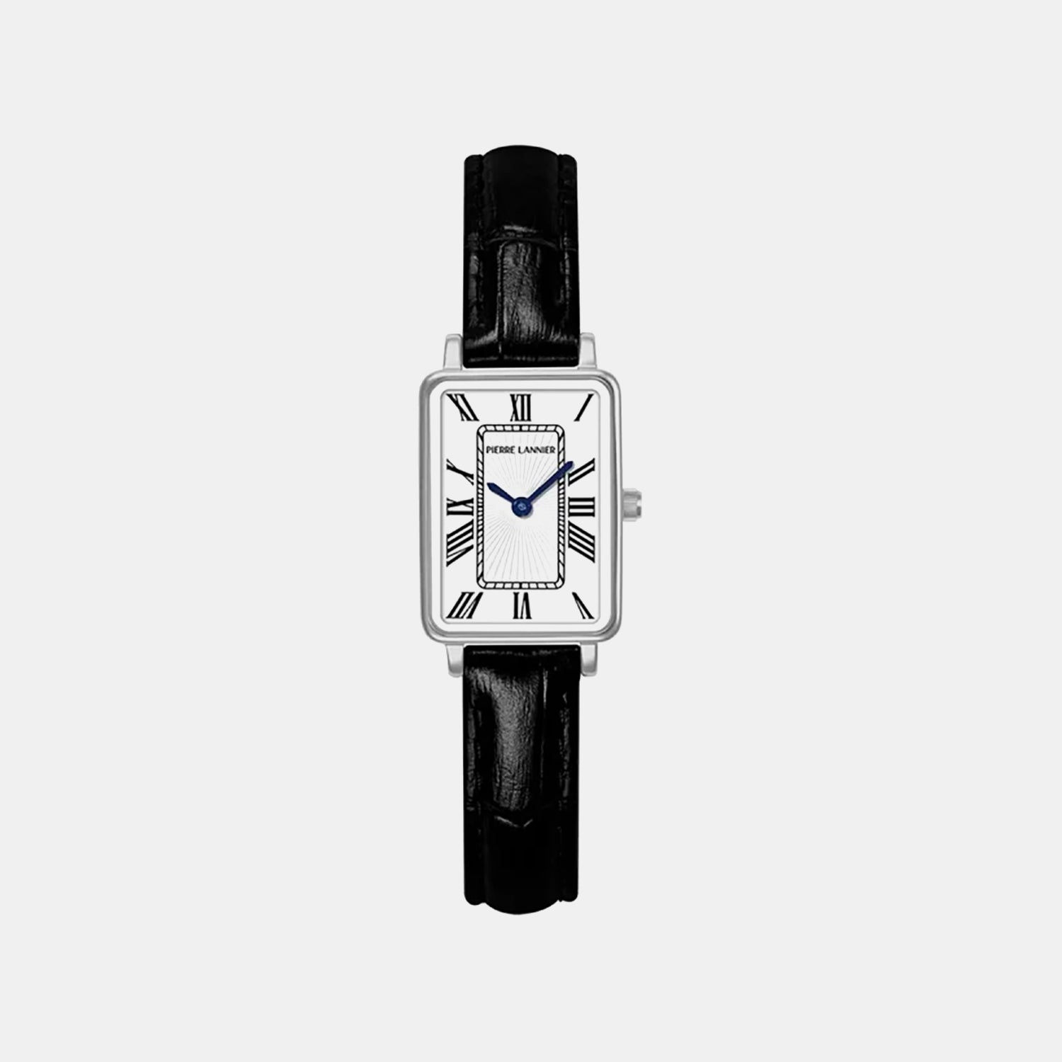 Women Quartz Silver Dial Analog Leather Watch 049D603