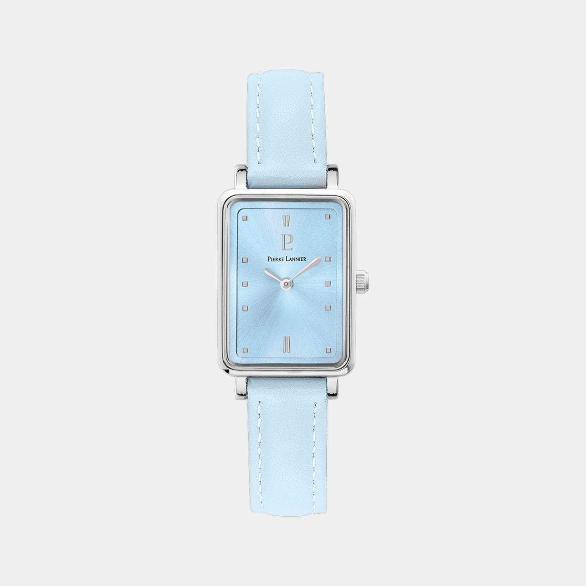 Ariane Women Quartz Blue Dial Analog Leather Watch 049D666