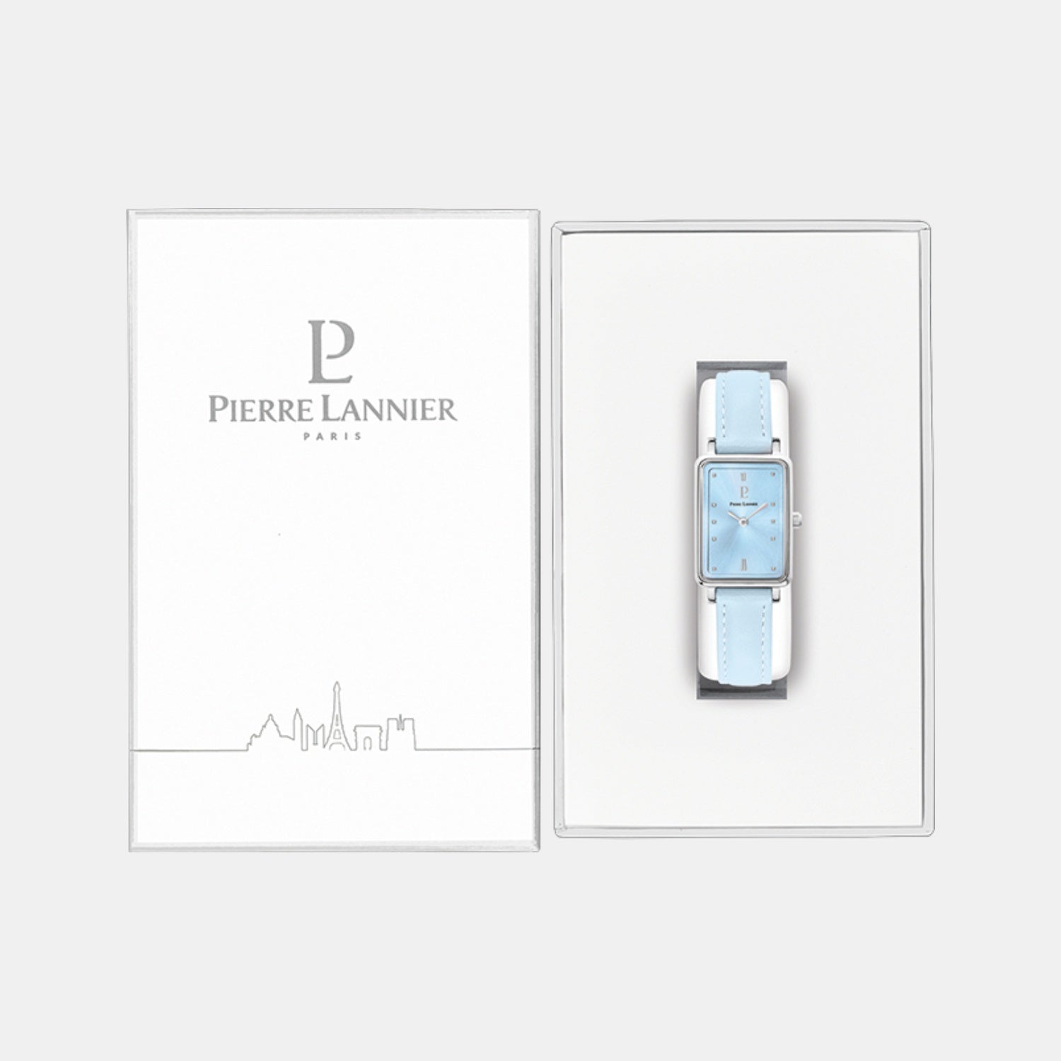 Ariane Women Quartz Blue Dial Analog Leather Watch 049D666