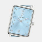 Ariane Women Quartz Blue Dial Analog Leather Watch 049D666