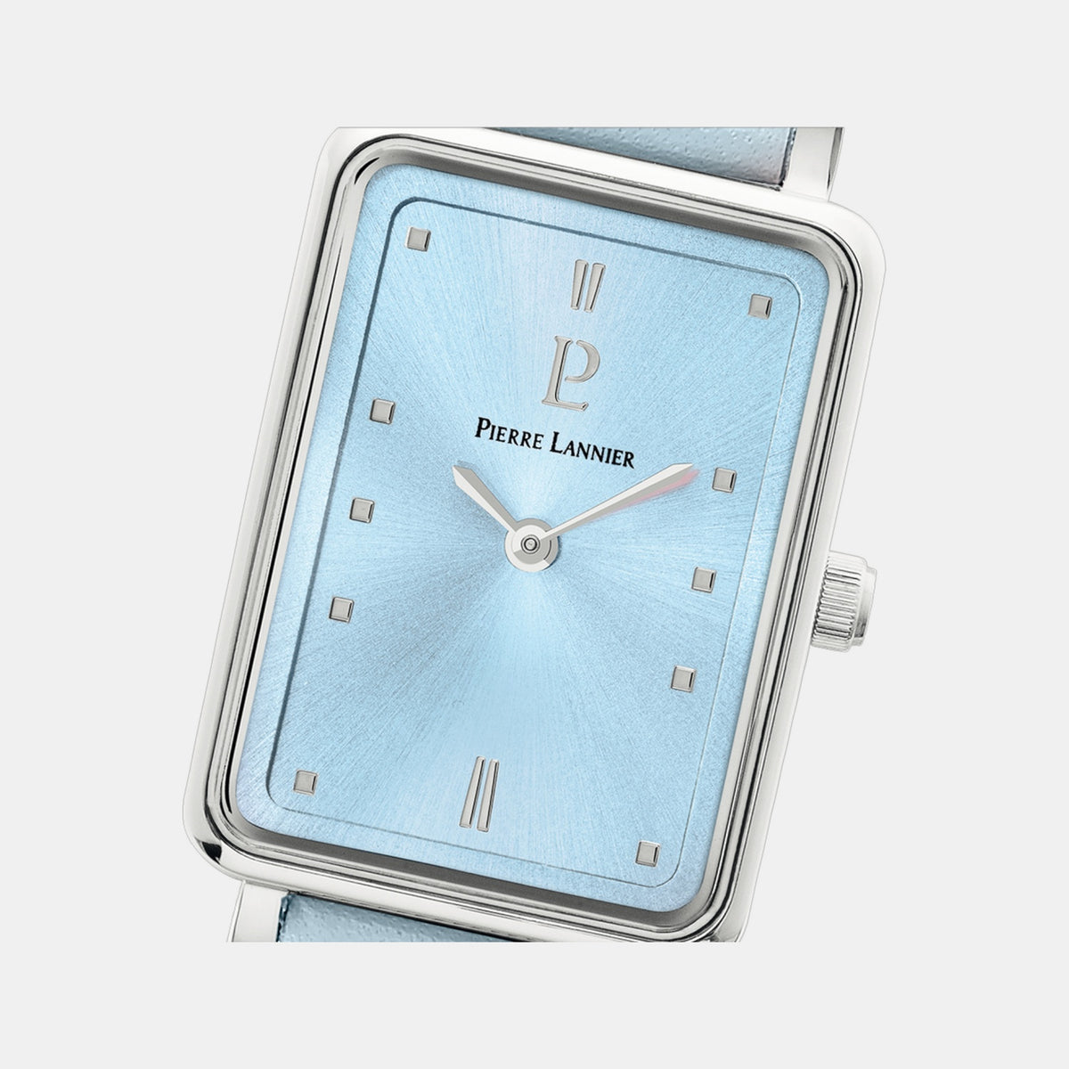 Ariane Women Quartz Blue Dial Analog Leather Watch 049D666