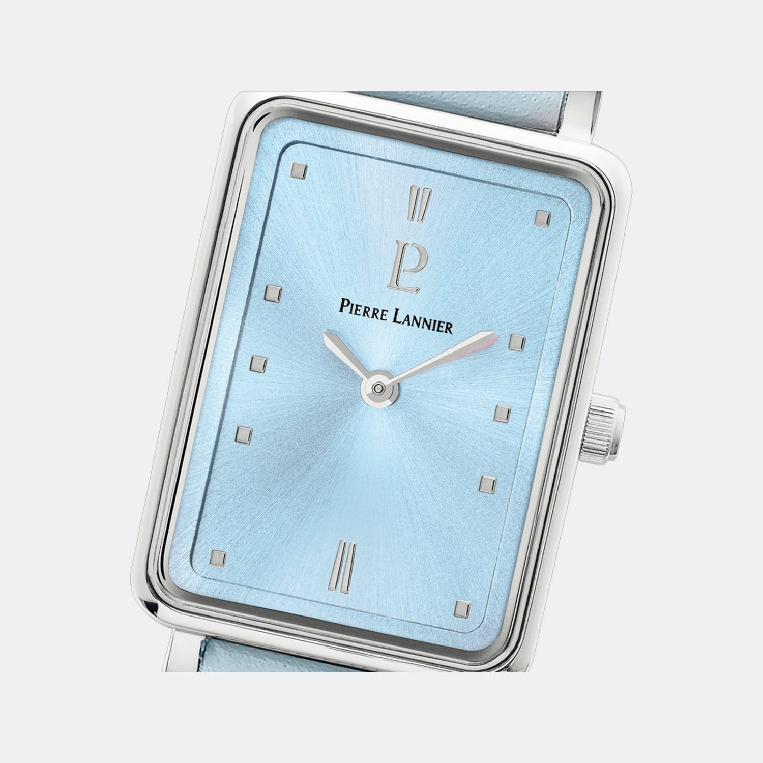 Ariane Women Quartz Blue Dial Analog Leather Watch 049D666