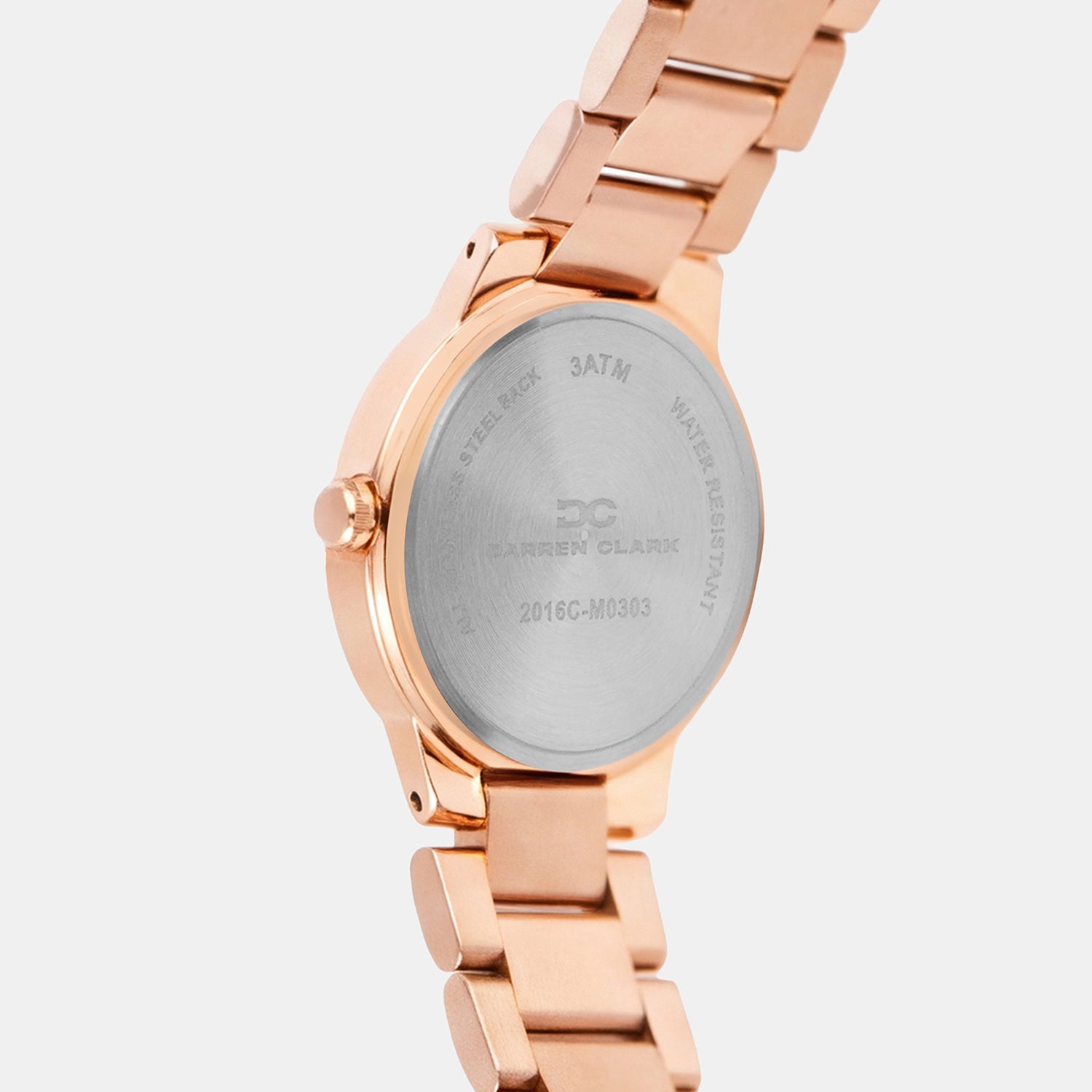 Women Quartz Silver Dial Analog Metal Watch 2016C-M0303