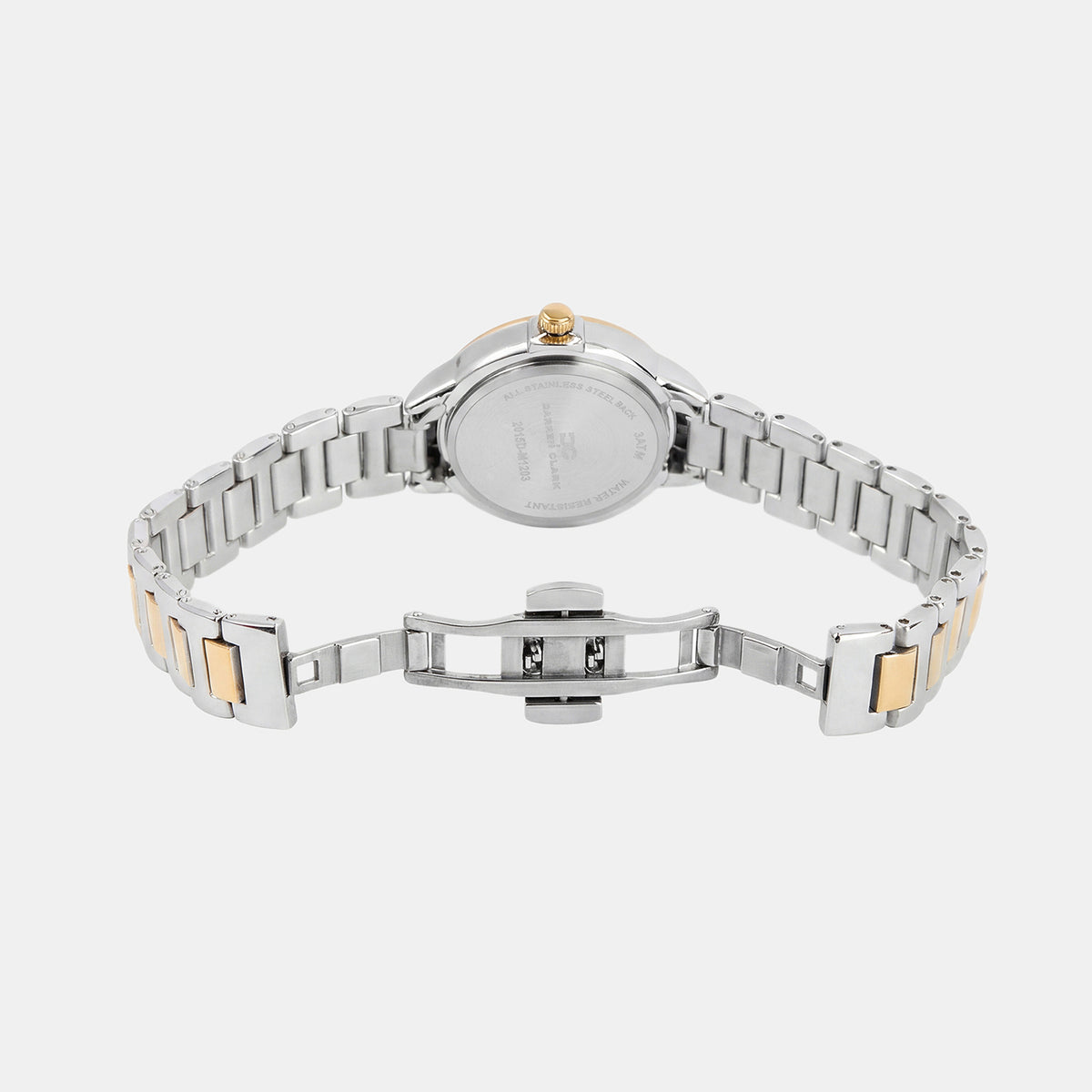 Women Quartz Silver Dial Analog Metal Watch 2015D-M1203