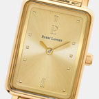 Ariane Women Quartz Gold Dial Analog Stainless Steel Watch 052J542