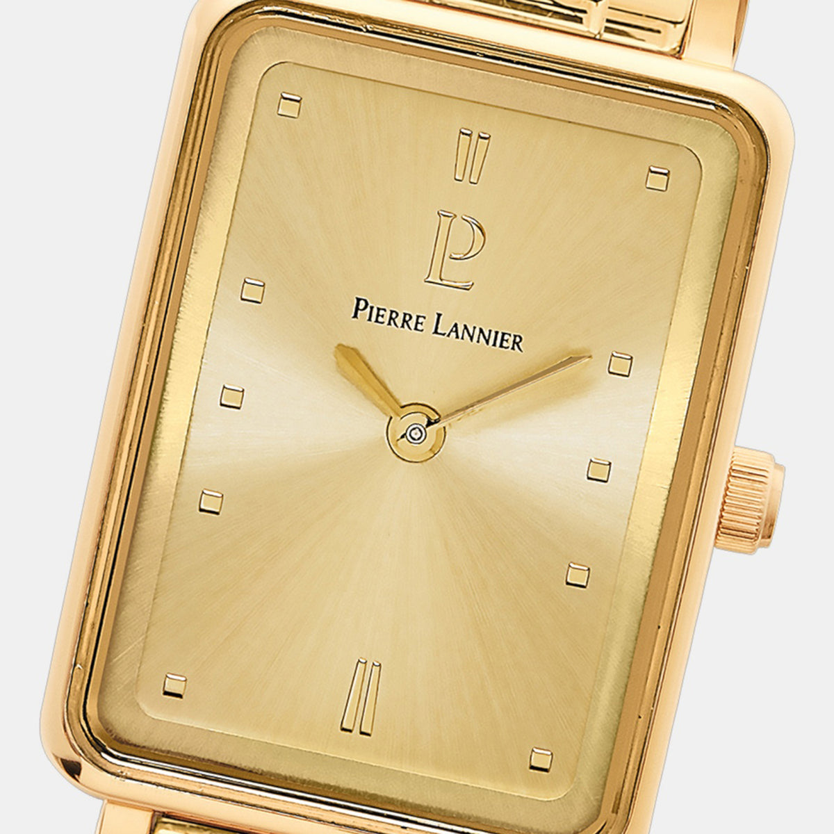 Ariane Women Quartz Gold Dial Analog Stainless Steel Watch 052J542