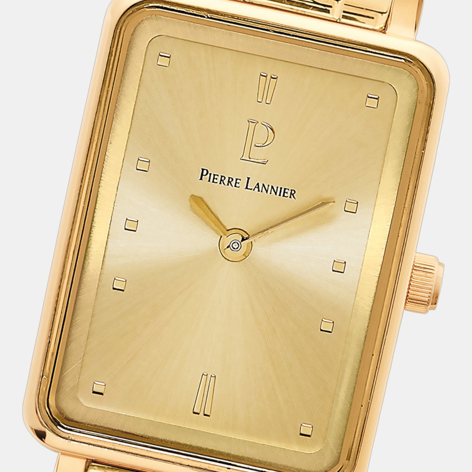 Ariane Women Quartz Gold Dial Analog Stainless Steel Watch 052J542