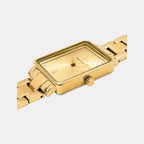 Ariane Women Quartz Gold Dial Analog Stainless Steel Watch 052J542