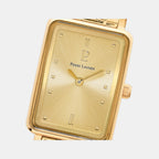 Ariane Women Quartz Gold Dial Analog Stainless Steel Watch 052J542