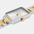 Ariane Women Quartz Silver Dial Analog Stainless Steel Watch 052J621