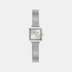 Neora Women Quartz Silver Dial Analog Mesh Watch 058J621