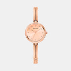 Leia Women Quartz Rose Gold Dial Analog Stainless Steel Watch 059G958