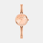 Leia Women Quartz Pink Dial Analog Stainless Steel Watch 059G958