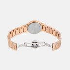 Women Quartz Rose Gold Dial Analog Metal Watch 2016C-M0307