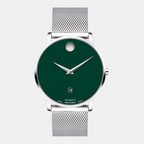 Male Green Analog Stainless Steel Watch 607649