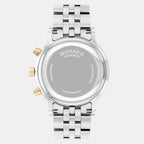 Museum Men Quartz Black Dial Chronograph Stainless Steel Watch 607777