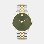 Movado Round Green Analog watch