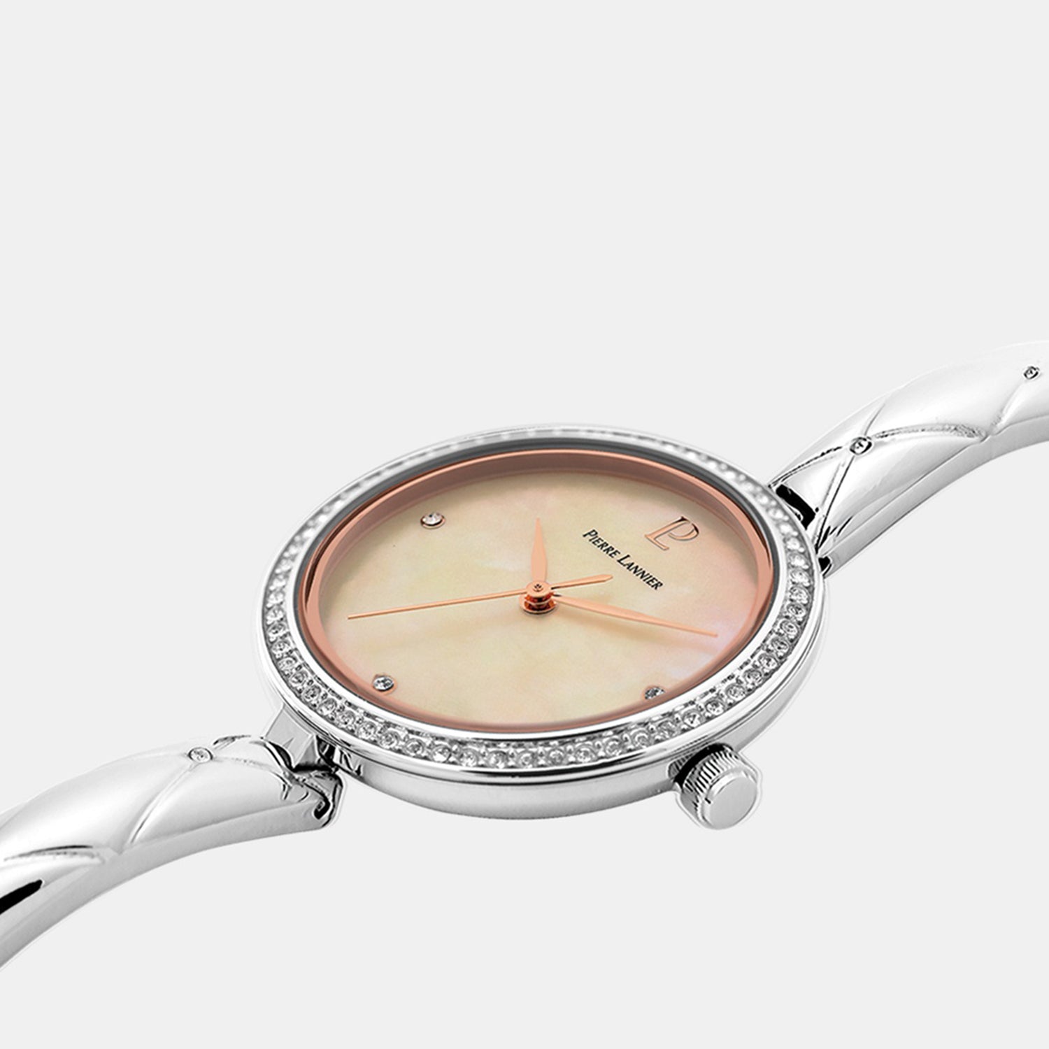 Leia Women Quartz White Dial Analog Stainless Steel Watch 060L701