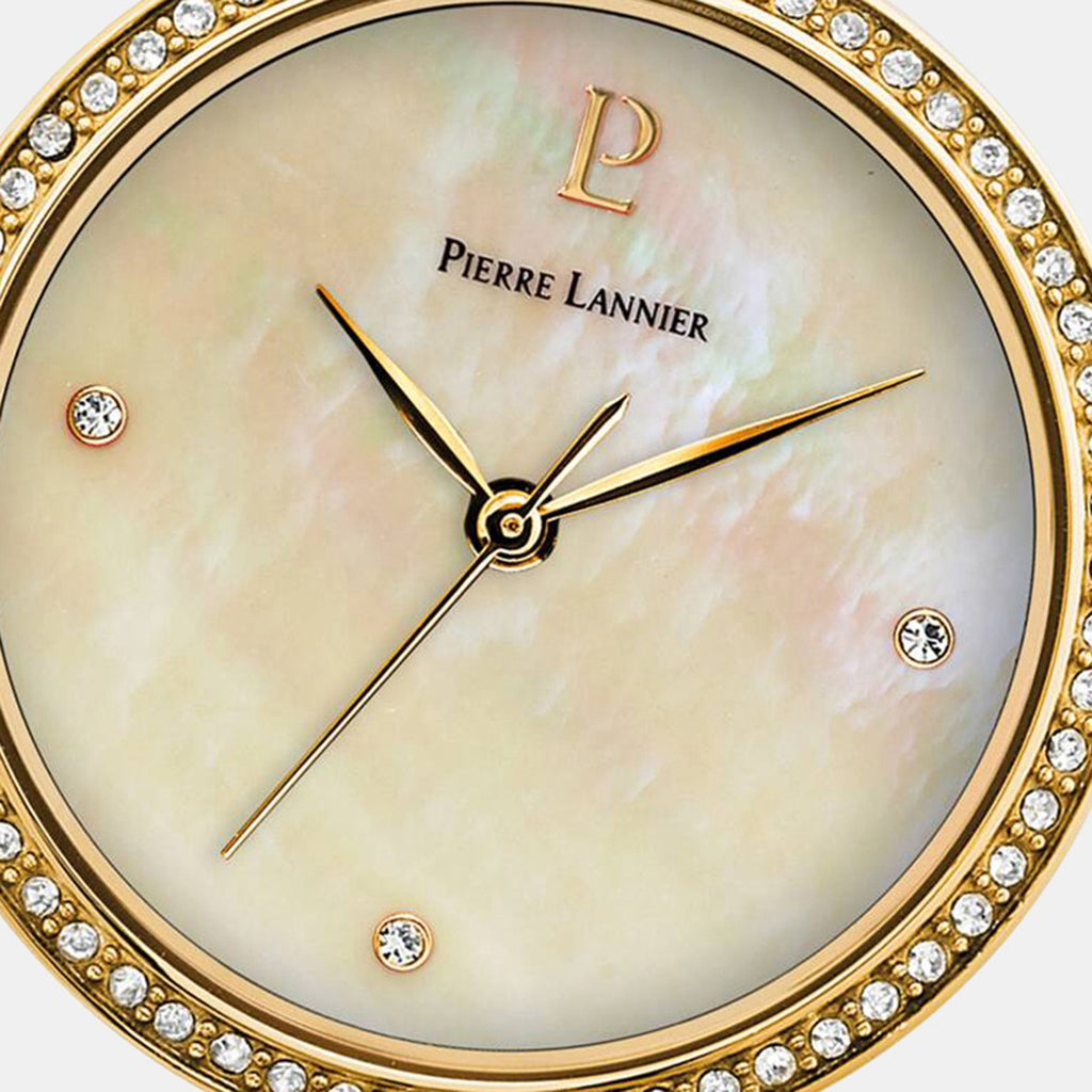Leia Women Quartz Mother Of Pearl Dial Analog Stainless Steel Watch 061K502