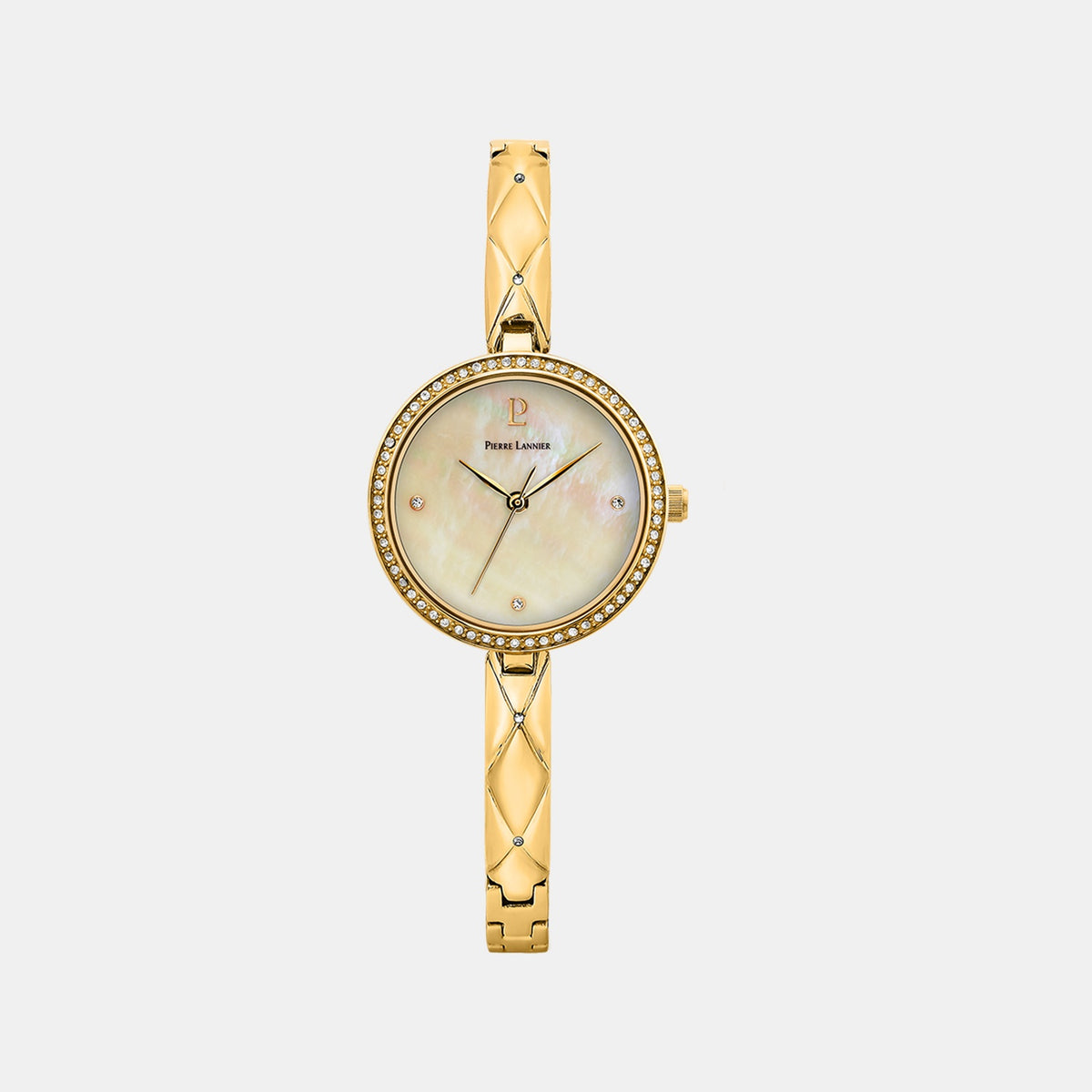 Leia Women Quartz Mother Of Pearl Dial Analog Stainless Steel Watch 061K502