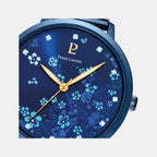 Tallia Women Quartz Blue Dial Analog Mesh Watch 063G869