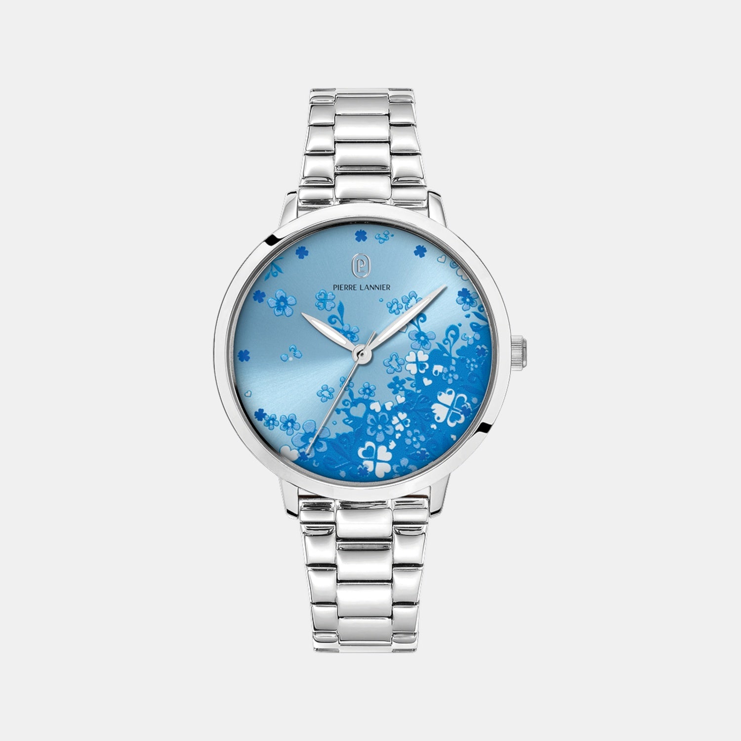 Tallia Women Quartz Blue Dial Analog Stainless Steel Watch 069H661