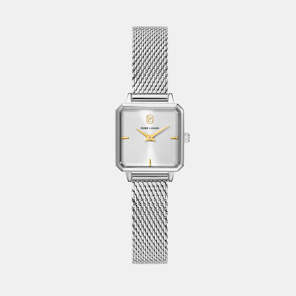 Leonor Women Quartz Silver Dial Analog Stainless steel Watch 071H621