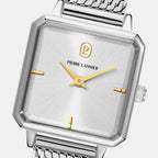 Leonor Women Quartz Silver Dial Analog Stainless Steel Watch 071H621