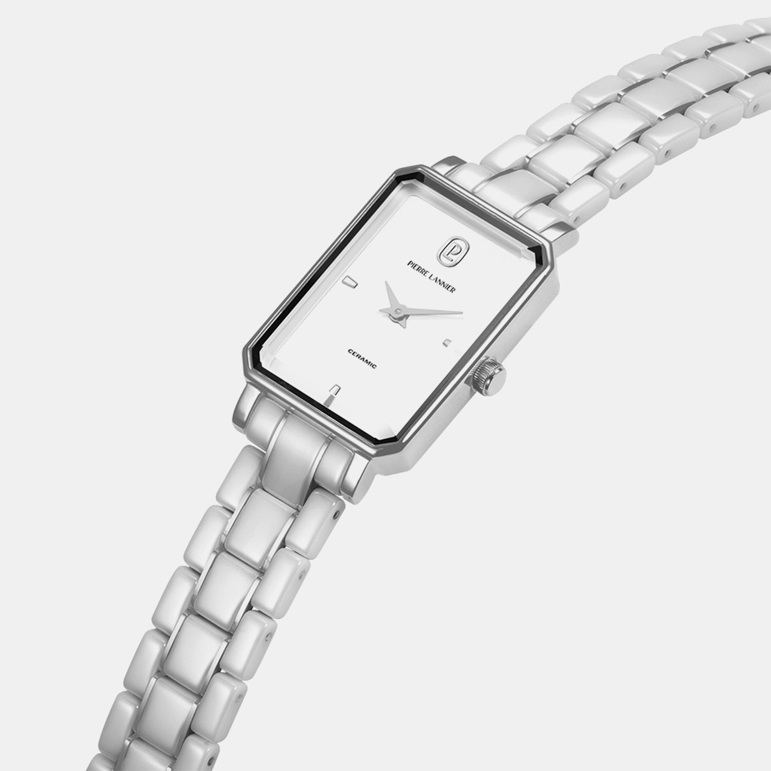 Ariane Women Quartz White Dial Analog Stainless Steel Watch 084K809