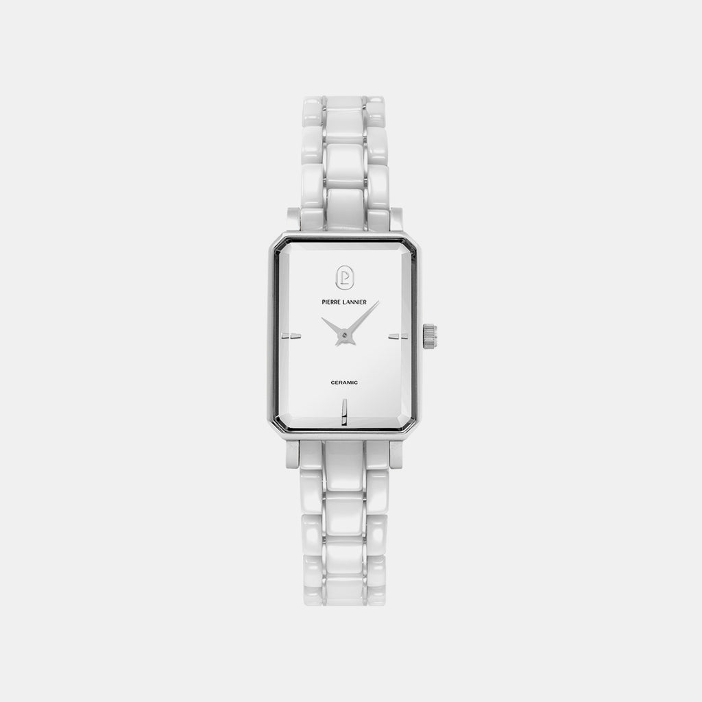 Ariane Women Quartz White Dial Analog Stainless Steel Watch 084K809