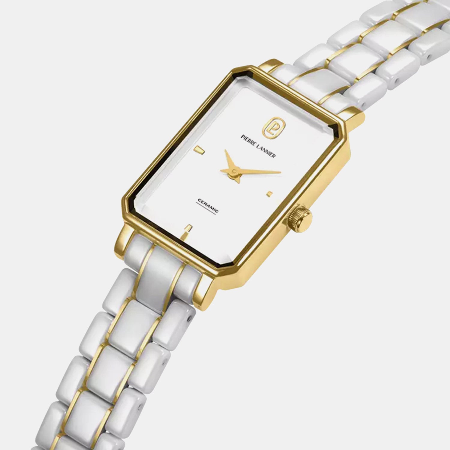 Ariane Women Quartz White Dial Analog Stainless Steel Watch 085L809