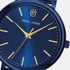 Essential Women Quartz Blue Dial Analog Stainless Steel Watch 088G869