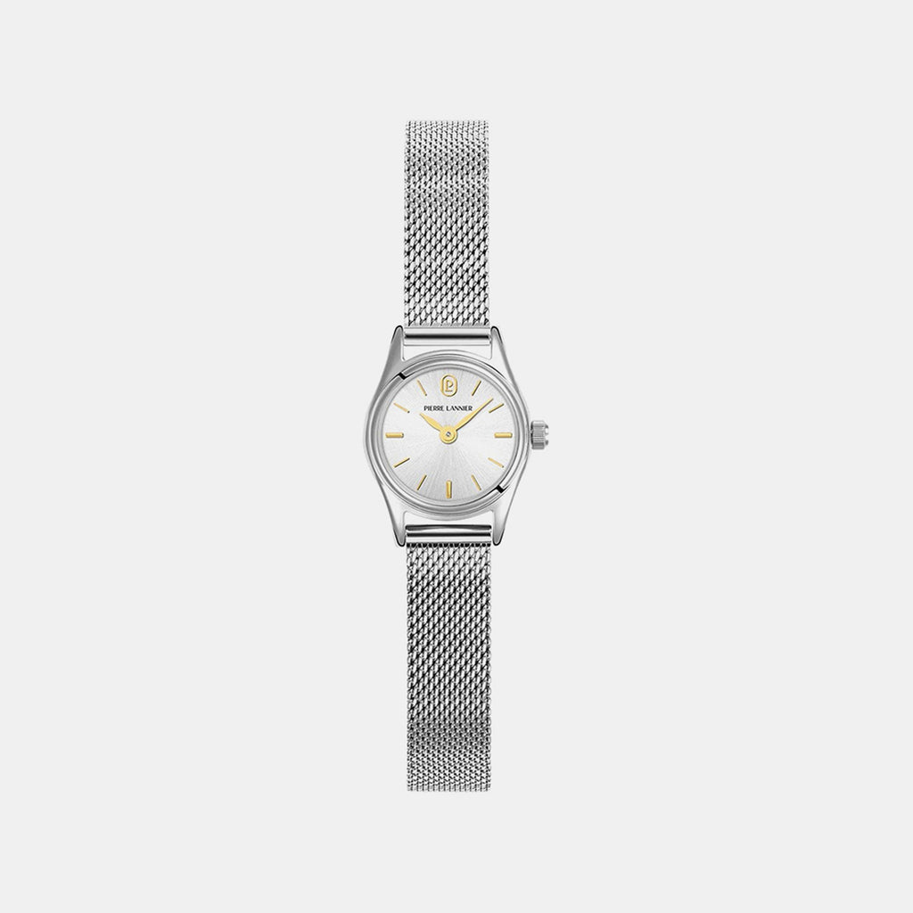 Pya Women Quartz Silver Dial Analog Stainless Steel Watch 090H621