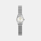 Pya Women Quartz Silver Dial Analog Stainless Steel Watch 090H621
