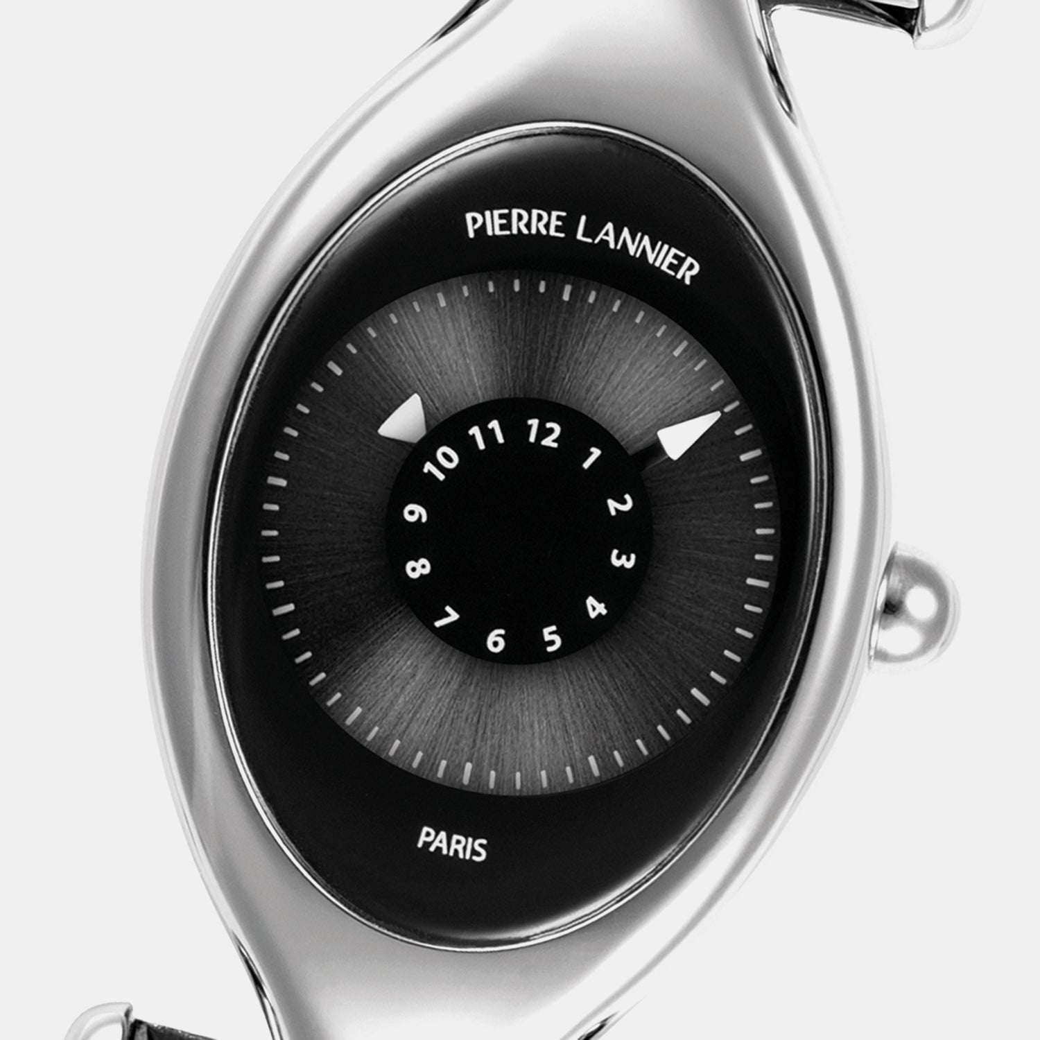 Ovni Women Quartz Black Dial Analog Leather Watch 094L633