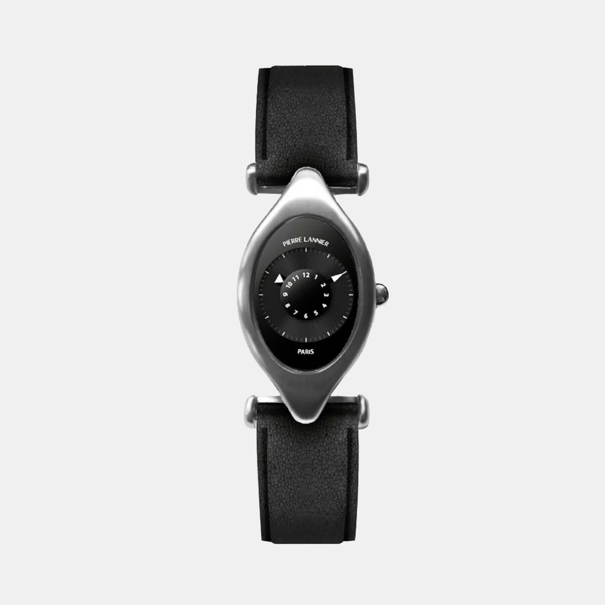 Ovni Women Quartz Black Dial Analog Leather Watch 094L639