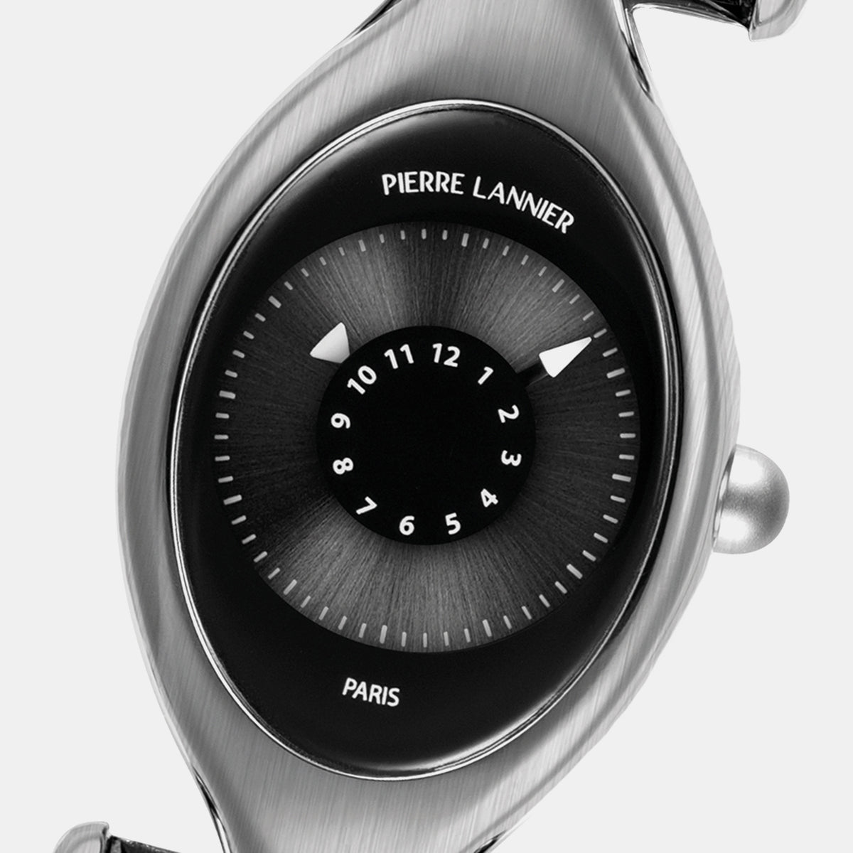 Ovni Women Quartz Black Dial Analog Leather Watch 094L639
